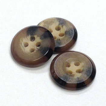 HP-80 - Horn-Look Pant Button, 5/8" - Sold by the Dozen